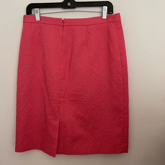 Vintage Ann Klein pink textured skirt set